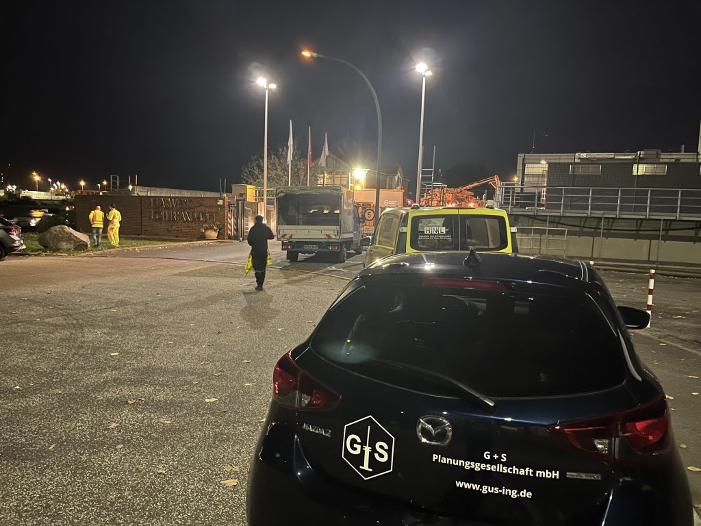 Read more about the article Nachteinsatz am Klärwerk Köhlbrandhöft